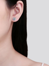 Load image into Gallery viewer, 1 Carat Moissanite 925 Sterling Silver Stud Earrings