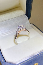 Load image into Gallery viewer, 2 Carat Moissanite 925 Sterling Silver Ring