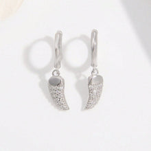 Load image into Gallery viewer, 925 Sterling Silver Zircon Chili Shape Earrings