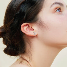 Load image into Gallery viewer, Moissanite 925 Sterling Silver Stud Earrings