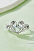 Load image into Gallery viewer, 1 Carat Moissanite 925 Sterling Silver Heart Ring