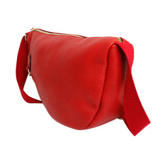 Load image into Gallery viewer, Crossbody Red Round Pouch Bag Set for Women