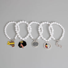 Load image into Gallery viewer, White Black Queen Bracelets