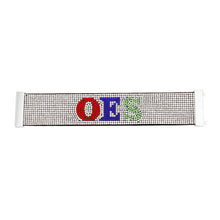 Load image into Gallery viewer, OES Sorority Clear Rhinestone Magnetic Bracelet