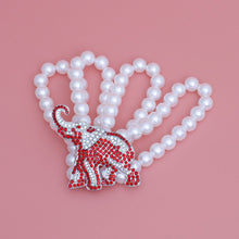 Cargar imagen en el visor de la galería, DST White Pearl 5 Strand Elephant Bracelet