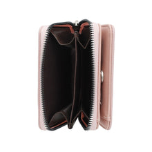 Load image into Gallery viewer, AKA Sorority Pink Tassel Keychain Zipper Wallet