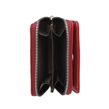 Load image into Gallery viewer, DST Sorority Red Tassel Keychain Zipper Wallet