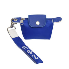 Load image into Gallery viewer, ZPB Sorority Blue Nylon Wristlet Strap Mini Pouch