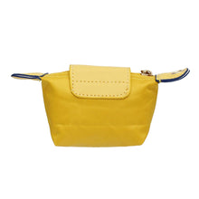 Load image into Gallery viewer, SGRHO Soror Yellow Nylon Wristlet Strap Mini Pouch