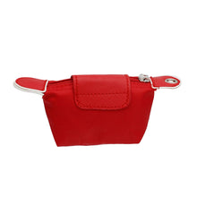 Load image into Gallery viewer, DST Sorority Red Nylon Wristlet Strap Mini Pouch