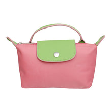 Load image into Gallery viewer, AKA Sorority Pink Nylon Mini Pouch Handle Strap