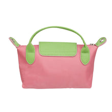 Load image into Gallery viewer, AKA Sorority Pink Nylon Mini Pouch Handle Strap