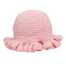 Cargar imagen en el visor de la galería, AKA Sorority Pink Crochet Ruffle 1908 Bucket Hat