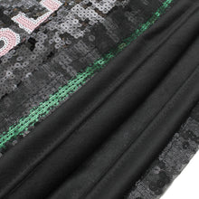 Load image into Gallery viewer, Alpha Kappa Alpha Black Sequin Jersey Shirt