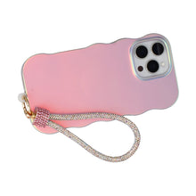 Load image into Gallery viewer, Rhinestone Phone Wrist Strap Pink Bling Accessory