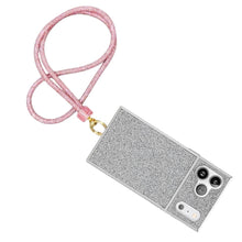Load image into Gallery viewer, Rhinestone Long Phone Strap Pink Bling Lanyard