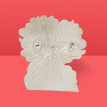 Cargar imagen en el visor de la galería, Red White Curly Hair Woman DST Pin|2.5 x 2.25 inches