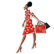 Cargar imagen en el visor de la galería, DST Sorority Glam Gal Shopping Brooch for Women