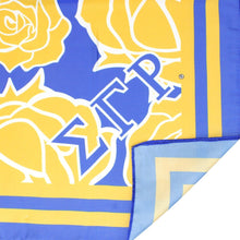 Cargar imagen en el visor de la galería, SGRHO Sorority Flower Square Scarf for Women