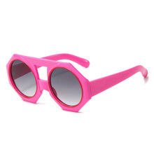 Load image into Gallery viewer, Sunglasses Pink Geometric Chunky Round for Women