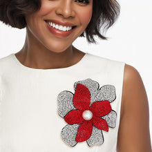 Load image into Gallery viewer, DST Handcrafted Brilliance Flower Brooch Clip