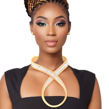 Load image into Gallery viewer, Gold Mesh Infinity Choker Set