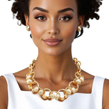 Load image into Gallery viewer, Chain Heavy-Duty Gold Headphone Link Necklace