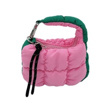 Load image into Gallery viewer, AKA Pink Green Quilted Mini Keychain Stanley Clip