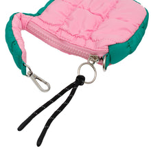 Load image into Gallery viewer, AKA Pink Green Quilted Mini Keychain Stanley Clip