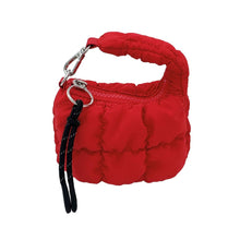 Load image into Gallery viewer, DST Red Quilted Mini Bag Keychain Stanley Clip