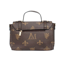Load image into Gallery viewer, Messenger Brown Luxe Monogram Satchel Handbag Set