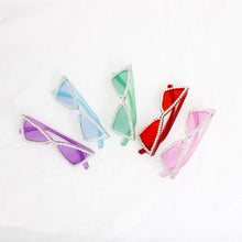 Load image into Gallery viewer, Sunglasses Red Cat Eye Rhinestone Retro Eyewear