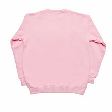 Cargar imagen en el visor de la galería, AKA Greek Gear M Pink Embroidered Crew Sweatshirt