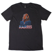 Load image into Gallery viewer, Shirt M Black HARRIS Face Bling Tee for Women