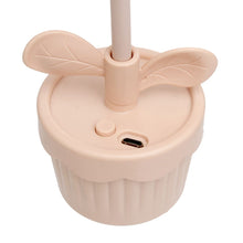 Load image into Gallery viewer, Portable Desk Fan Pink Flower Pot Little Honey