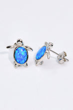 Load image into Gallery viewer, Opal Turtle Stud Earrings