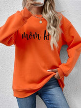 Load image into Gallery viewer, Letter Graphic Dropped Shoulder Sweatshirt