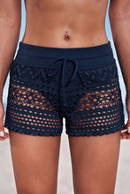 Load image into Gallery viewer, Full Size Drawstring Waist Swim Shorts