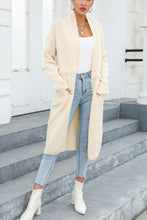 Cargar imagen en el visor de la galería, Open Front Pocketed Cardigan