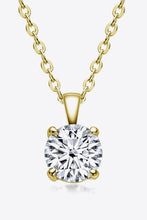 Load image into Gallery viewer, 925 Sterling Silver 1 Carat Moissanite Chain-Link Necklace