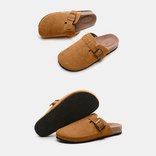 Cargar imagen en el visor de la galería, Suede Closed Toe Buckle Slide
