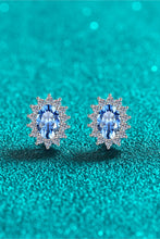 Cargar imagen en el visor de la galería, 1 Carat Moissanite 925 Sterling Silver Stud Earrings