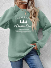 Cargar imagen en el visor de la galería, Graphic Round Neck Dropped Shoulder Sweatshirt