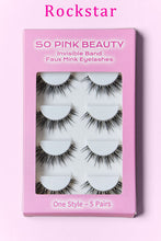 Cargar imagen en el visor de la galería, SO PINK BEAUTY Faux Mink Eyelashes 5 Pairs