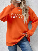 Load image into Gallery viewer, MERRY CHRISTMAS Dropped Shoulder Sweatshirt