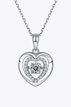 Load image into Gallery viewer, Moissanite Heart Pendant Necklace