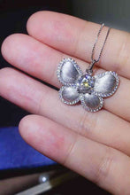 Cargar imagen en el visor de la galería, 1 Carat Moissanite Butterfly Pendant Necklace