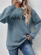 Load image into Gallery viewer, Letter Graphic Dropped Shoulder Sweatshirt