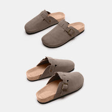 Cargar imagen en el visor de la galería, Suede Closed Toe Buckle Slide
