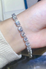 Cargar imagen en el visor de la galería, 10 Carat Moissanite Platinum-Plated Bracelet